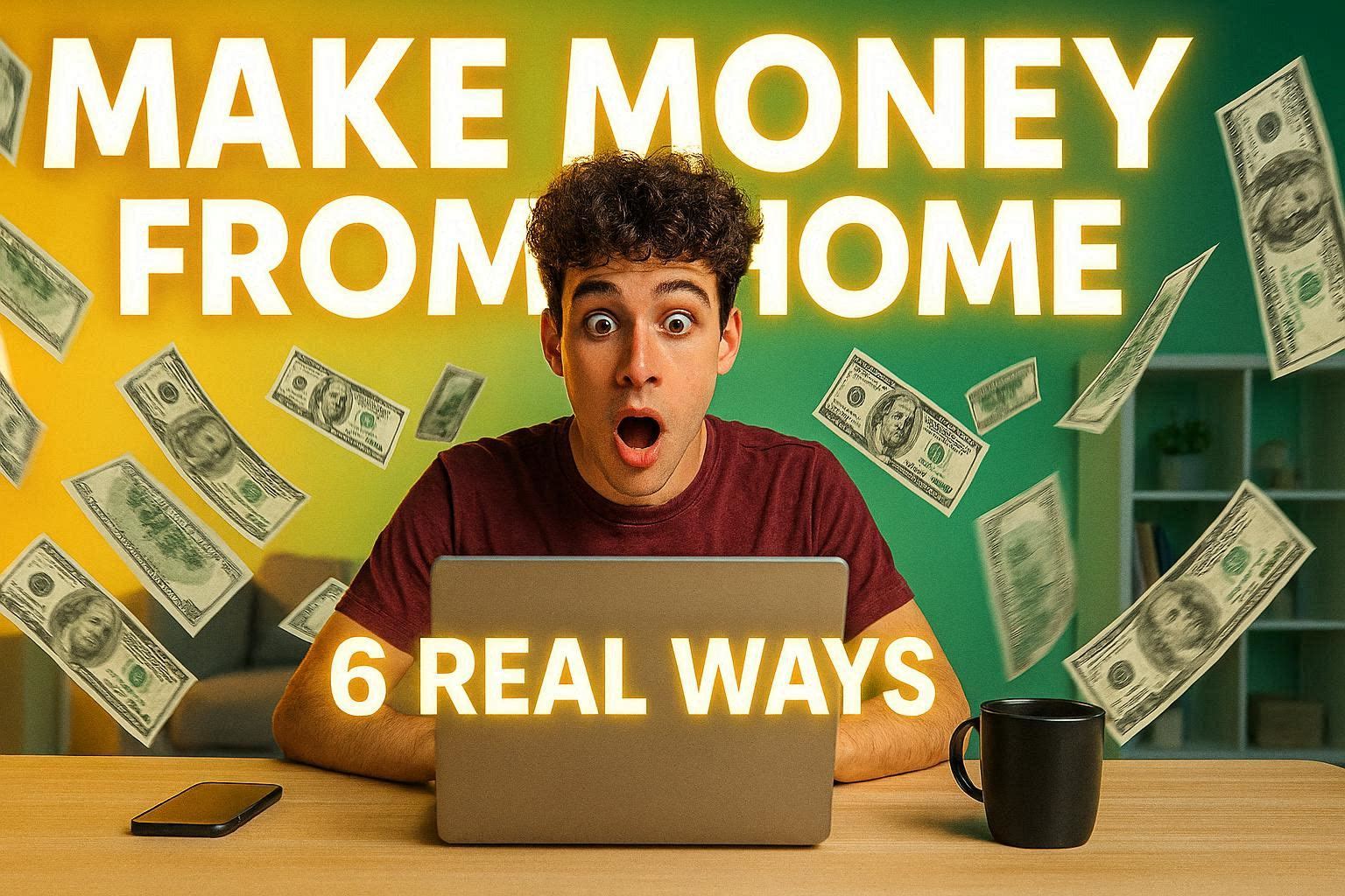 6 REAL Ways to Make Money from Home in 2026