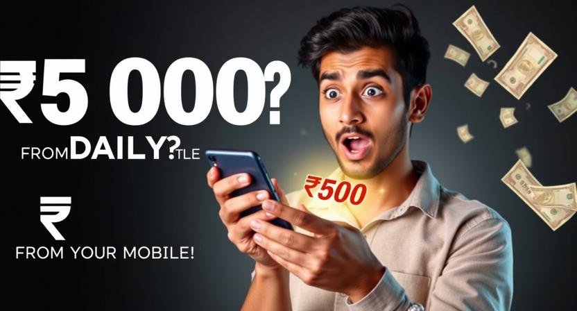 Earn ₹500 Per Day